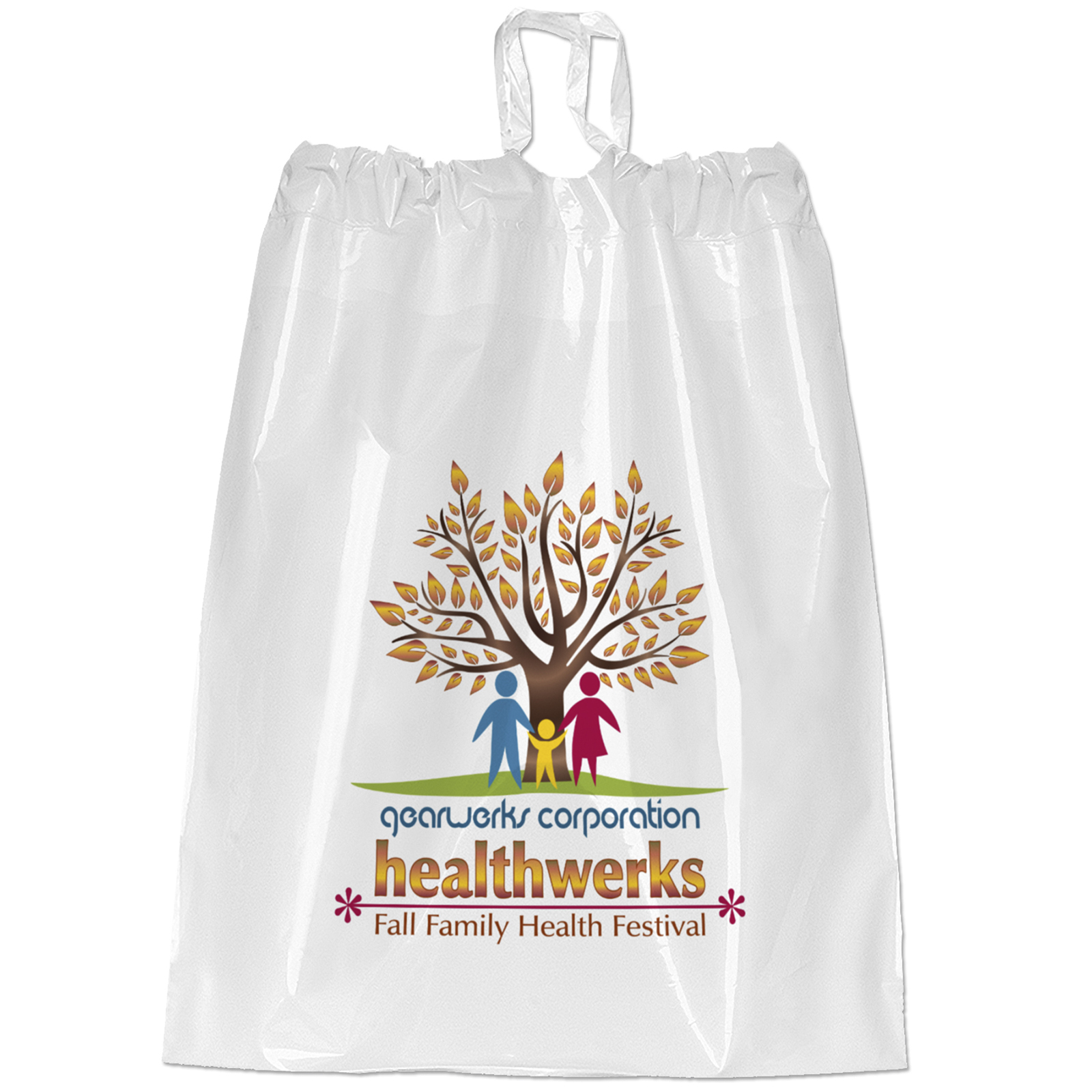 Poly-Draw Bag - 9 1/2W x 12H - Dynamic Color 4