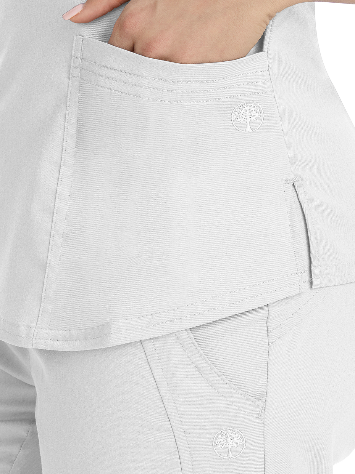 Healing Hands - HH Purple Label - Women's 2-Pocket Jane Triple-Needle Stitching Top 25