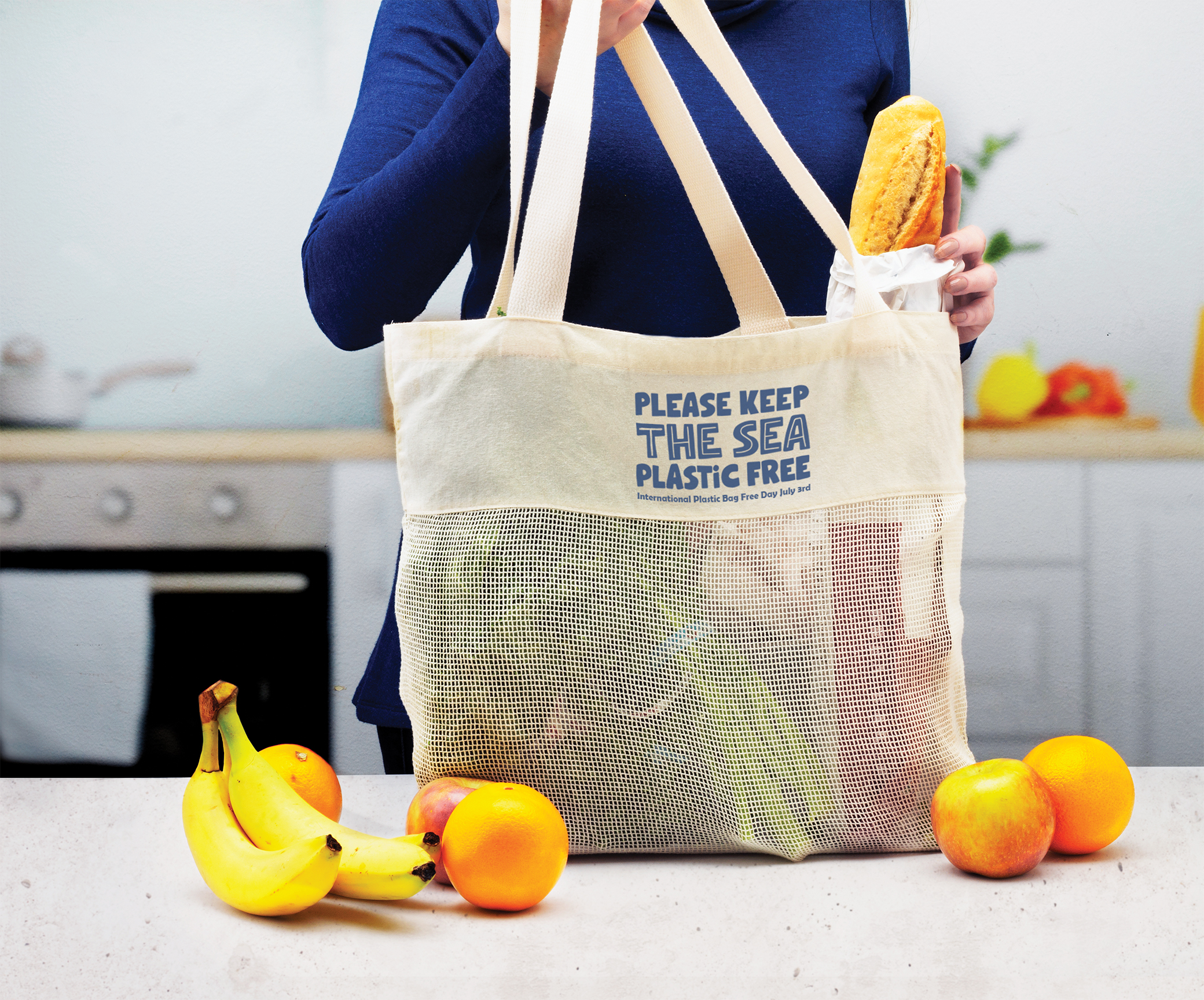Reusable Cotton Mesh Tote Bag 3