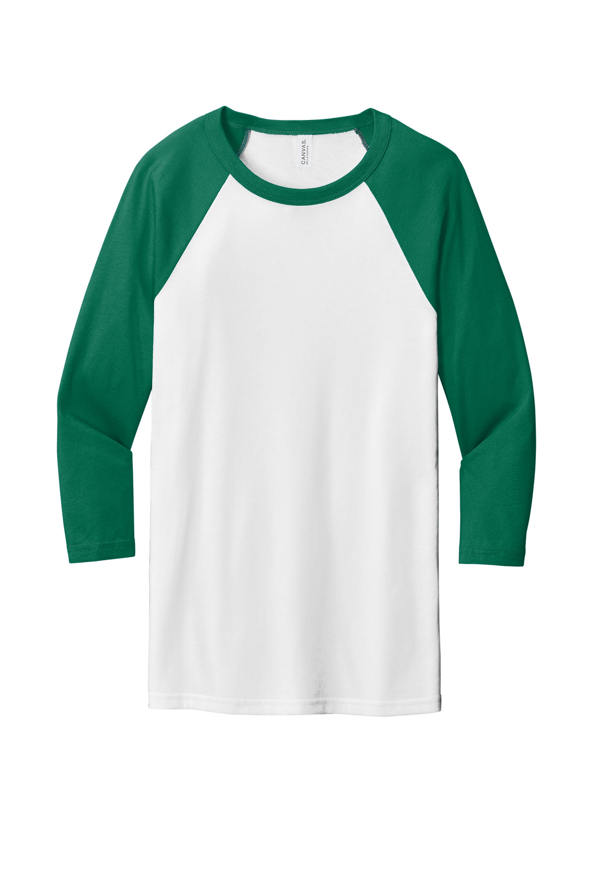 BELLA+CANVAS Unisex 3/4-Sleeve Baseball Tee. BC3200 22