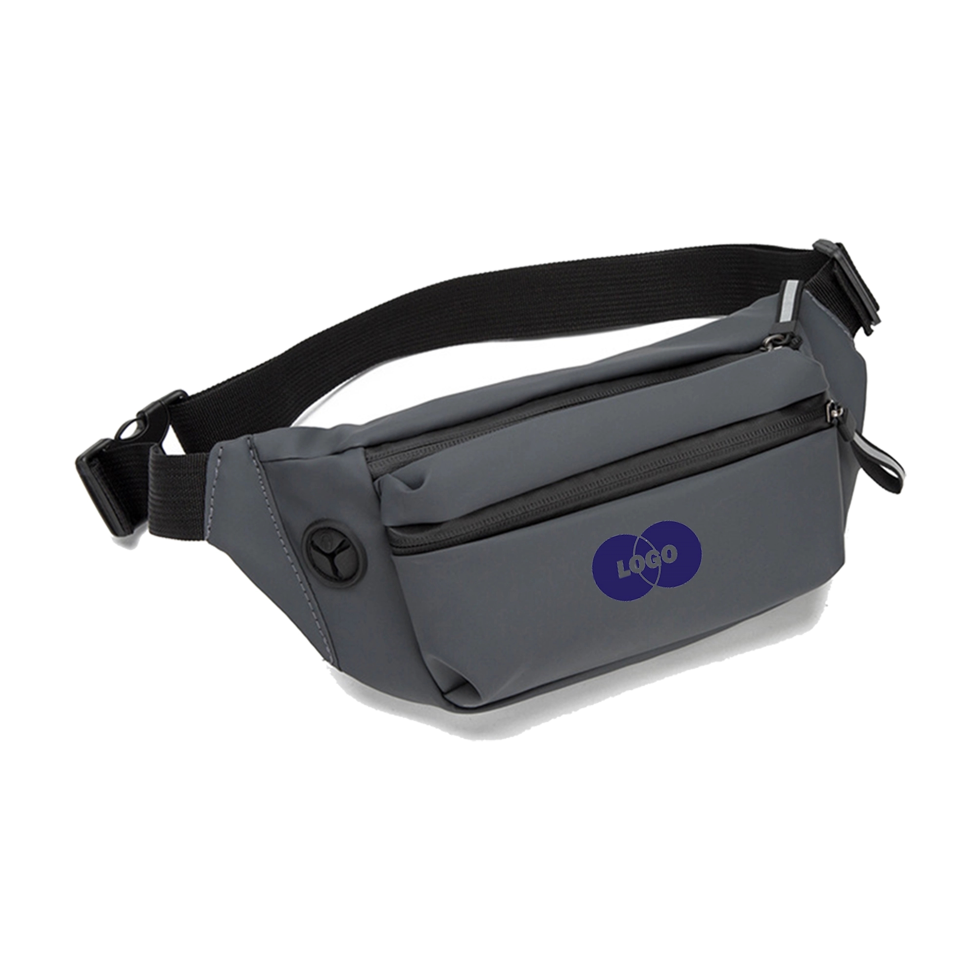 Large Fanny Pack With Zipper Pockets 2