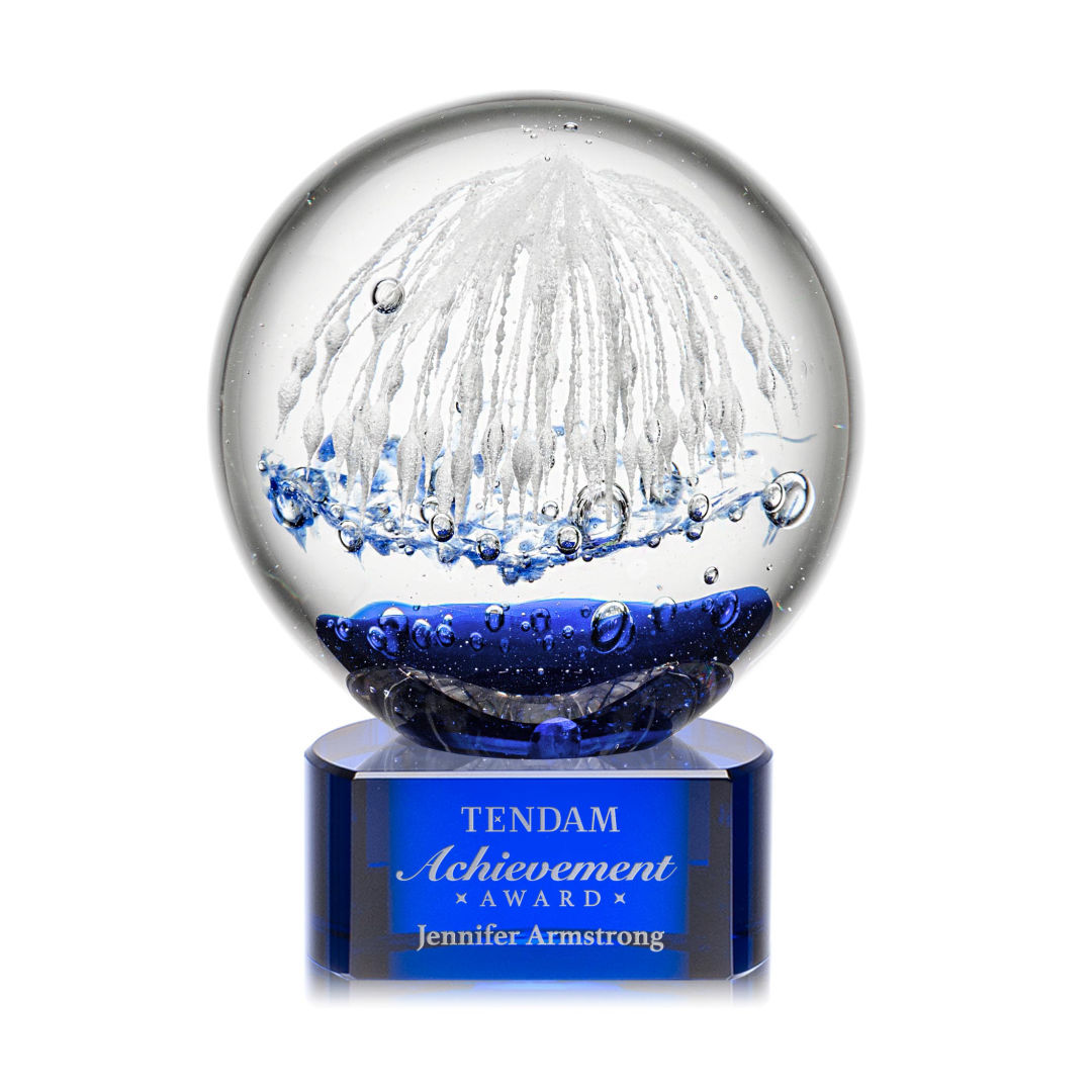 Starburst Award on Paragon Base - Blue 4