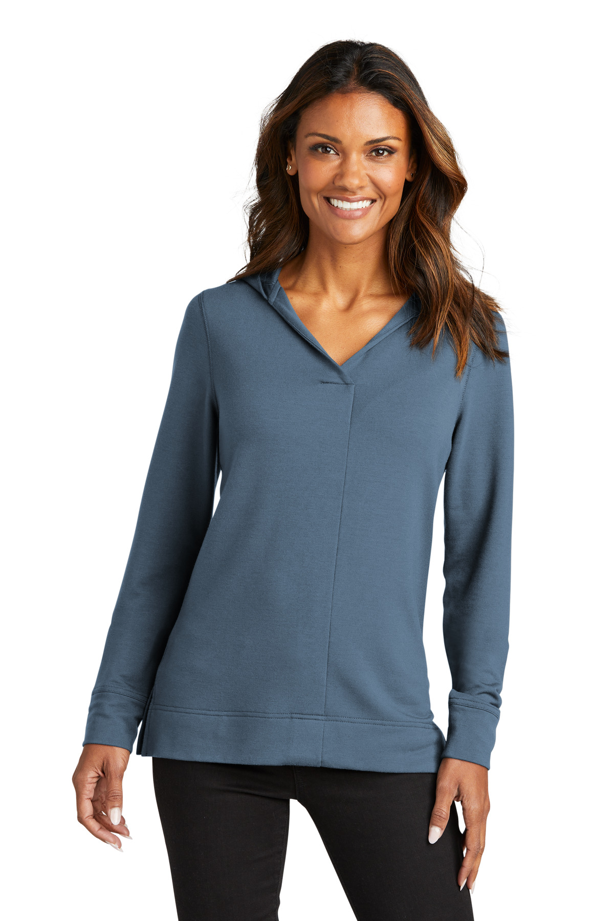Port Authority Women's Microterry Pullover Hoodie LK826, custom hoodie or sweatshirt with logo imprint 29