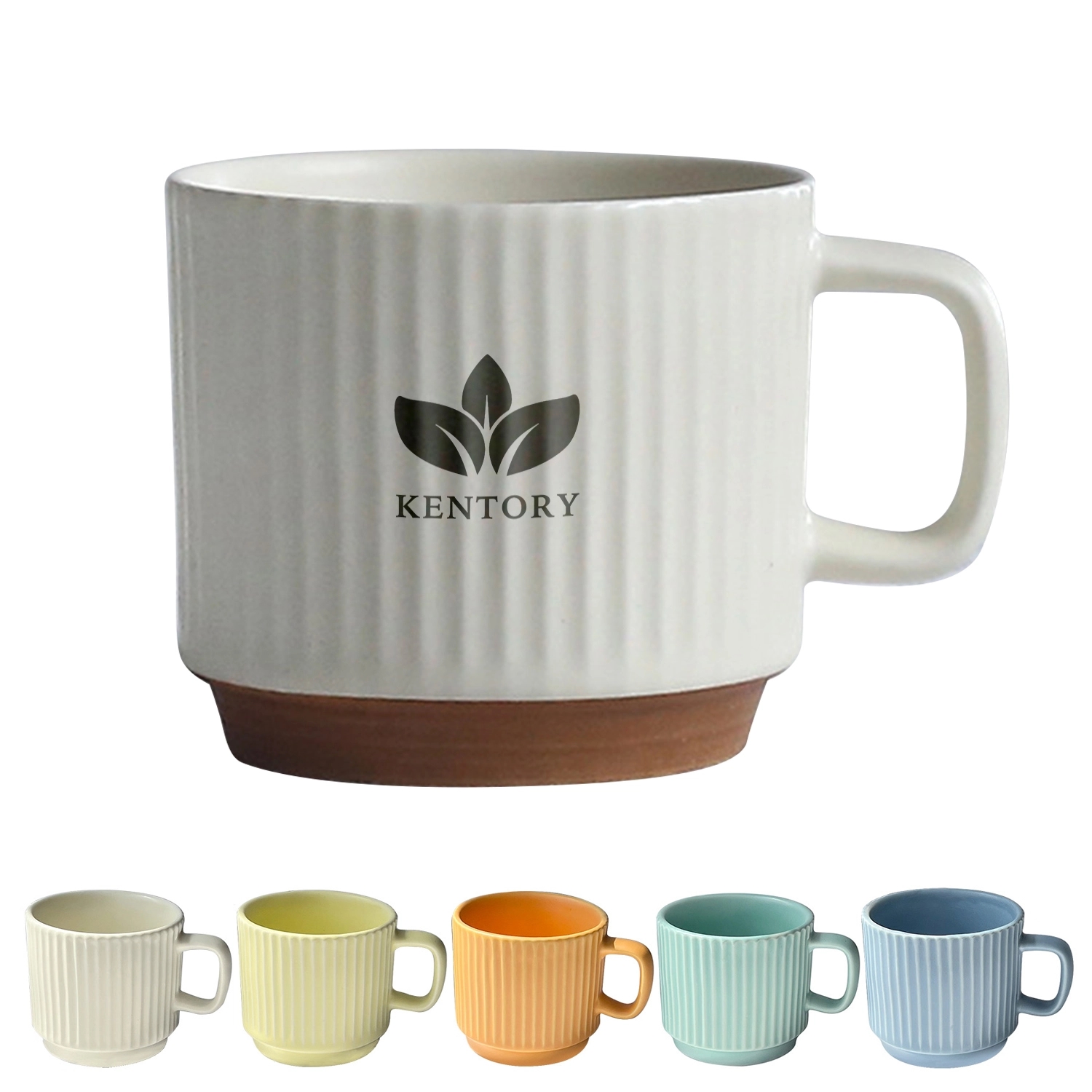 9 Oz Porcelain Coffee Mugs With Handles 2
