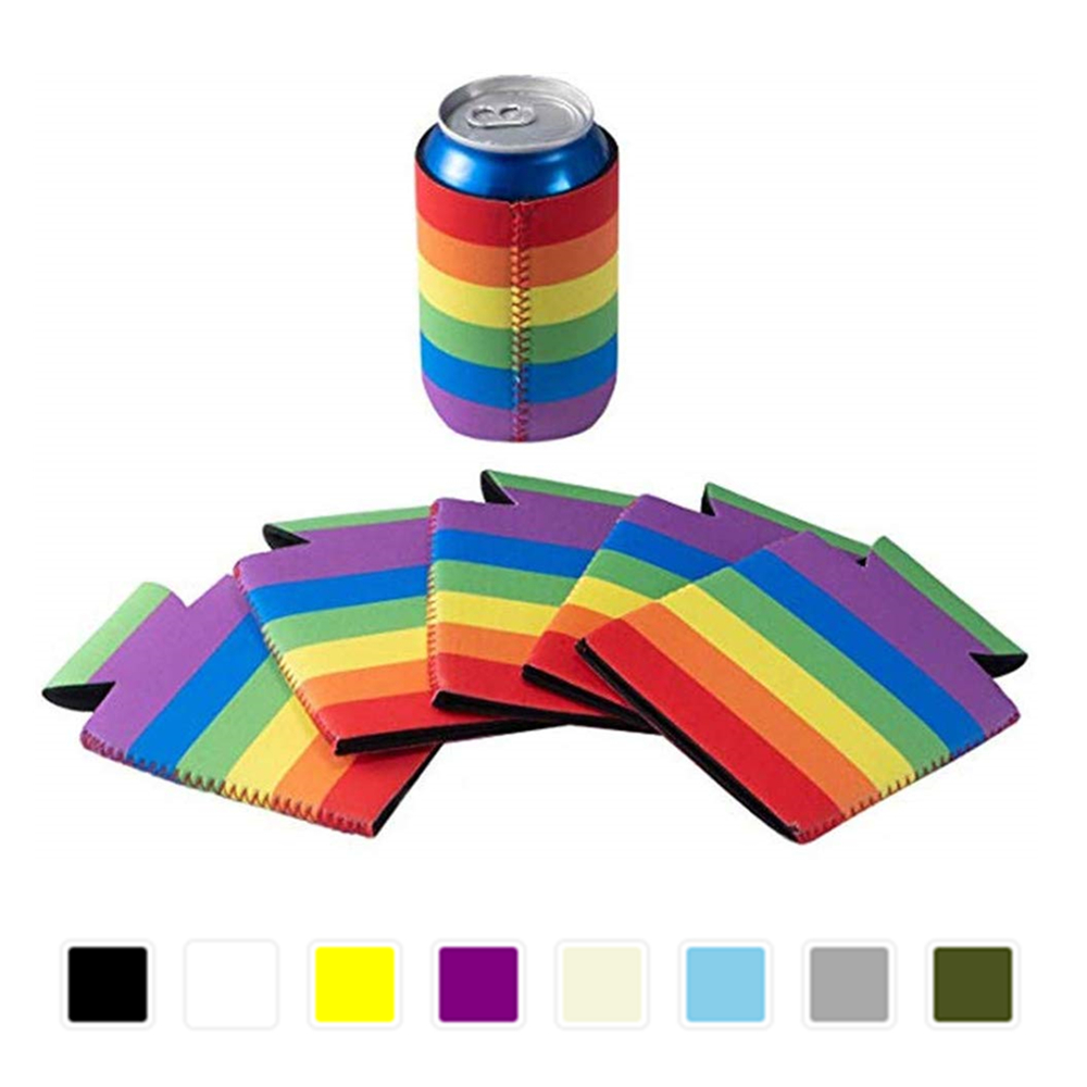 Neoprene Rainbow Can Coolie 5