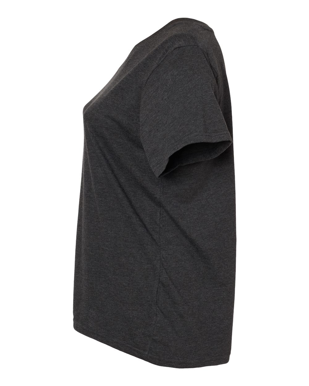 Women's Curvy Collection Fine Jersey V-Neck Tee - 3817 60