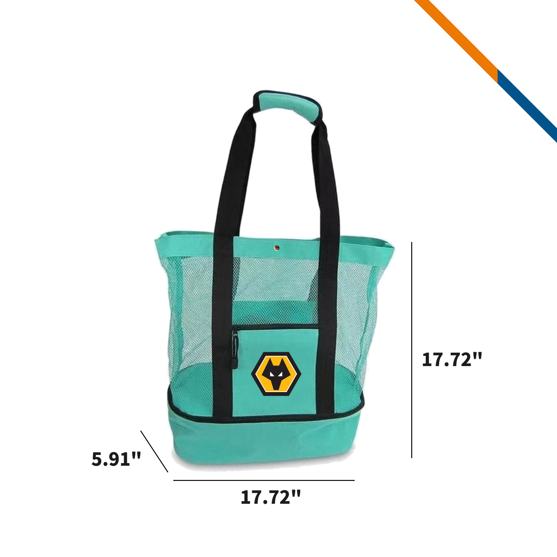 CoolSack 2in1 Mesh PEVA Cooler Tote Bag 3