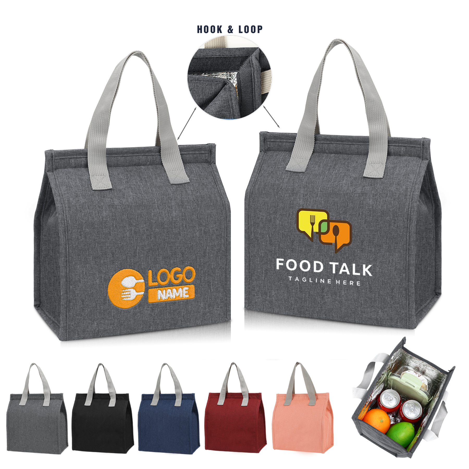 Lunchtime 6 Pack Insulated Tote Bag 4