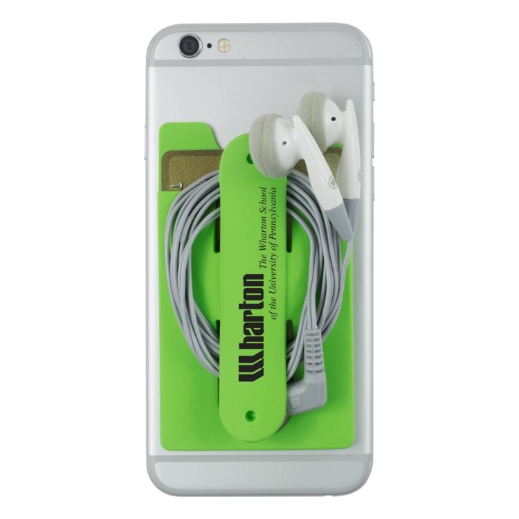 "Kickstart" Two Function Soft Silicone Cell Phone Kickstand & Wallet 11