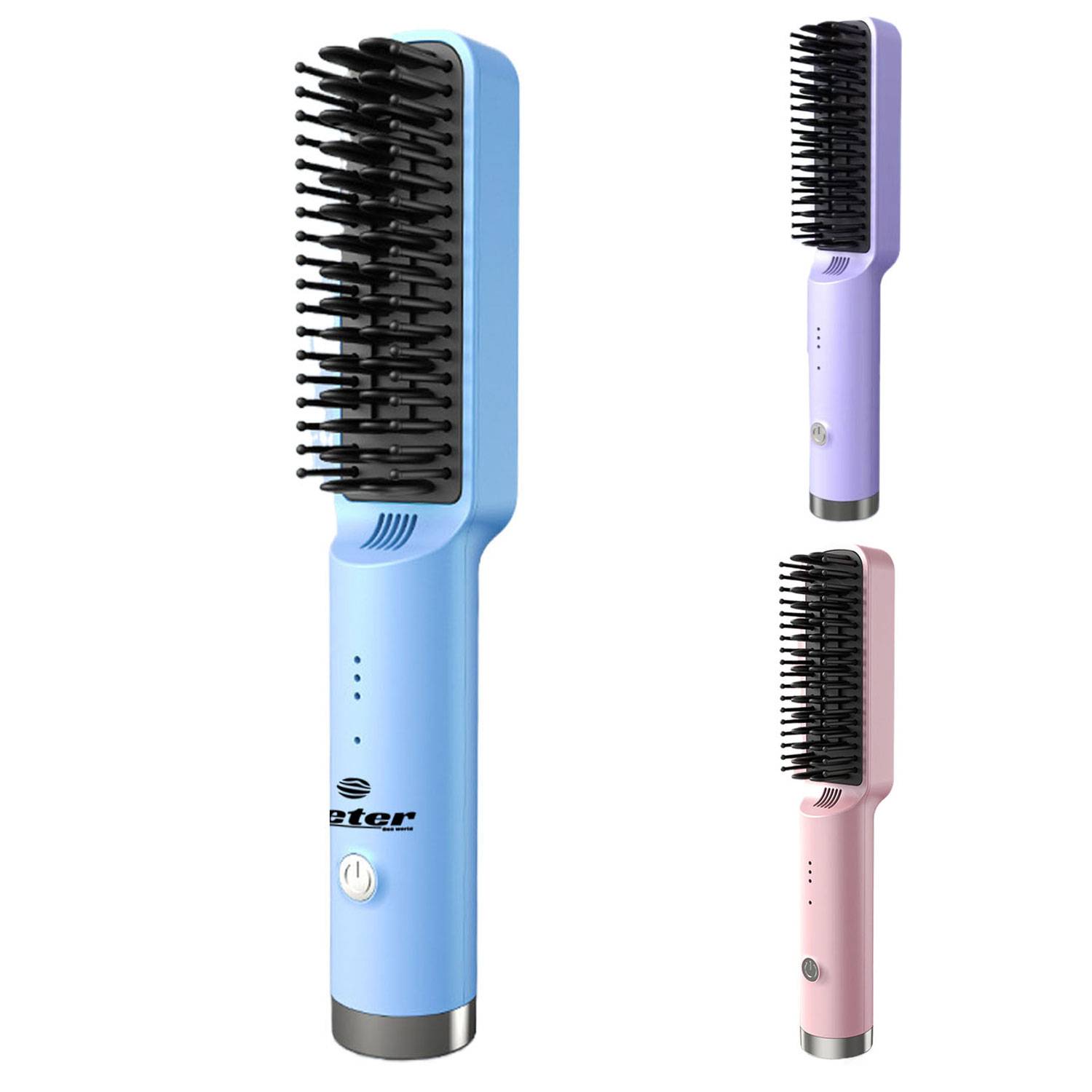 Adjustable Temperature Ionic Hair Straightening Comb 6
