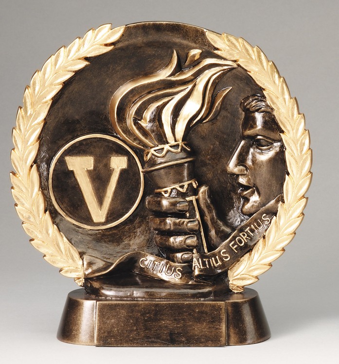 Victory High Relief Circular Plate Award 3