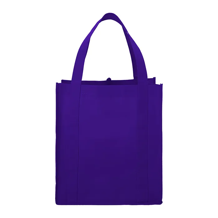 Non-Woven Shopper Tote with Plastic Insert -15x13x10 2