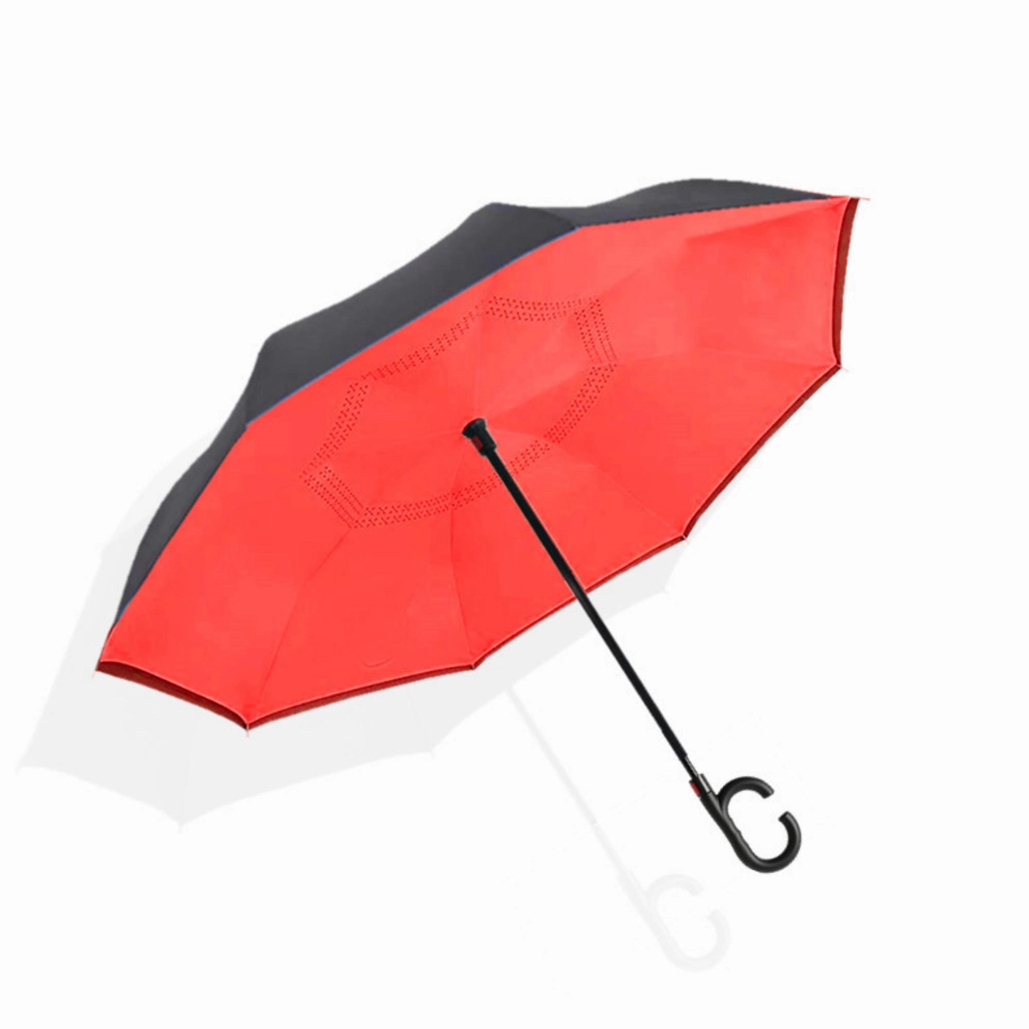 Double Layer C Shape Handle Reverse Umbrella 6