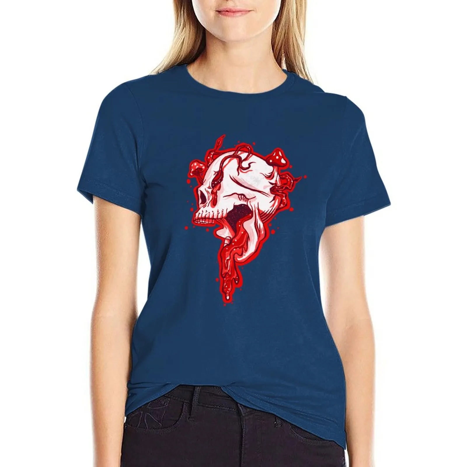 Women's Cotton Crew Neck T Shirt 10