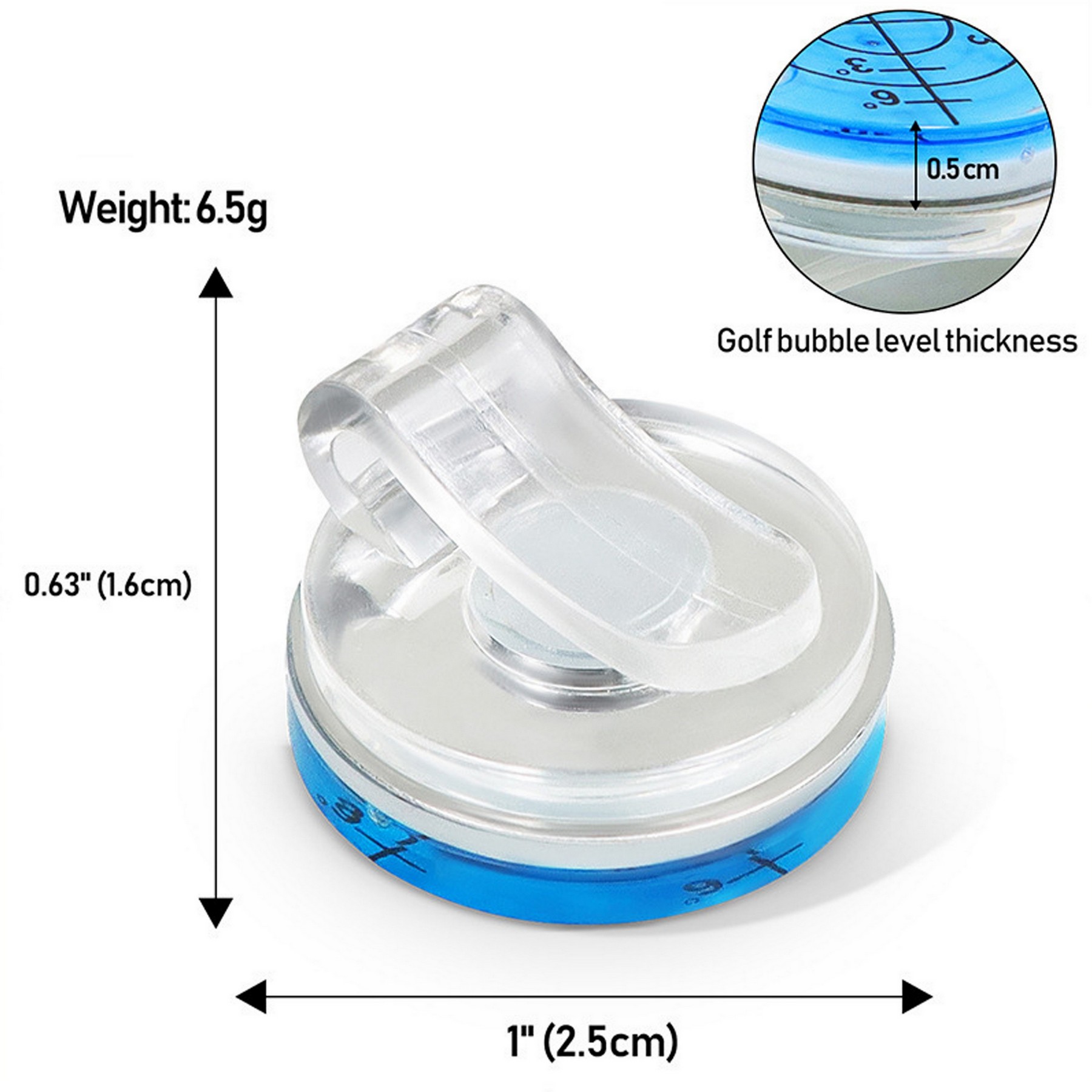 Magnetic Gradienter Ball Marker Hat Clip 5