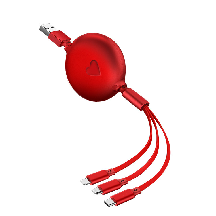 High Quality 3.5A Fast Charger USB Cable with 3 in 1 9