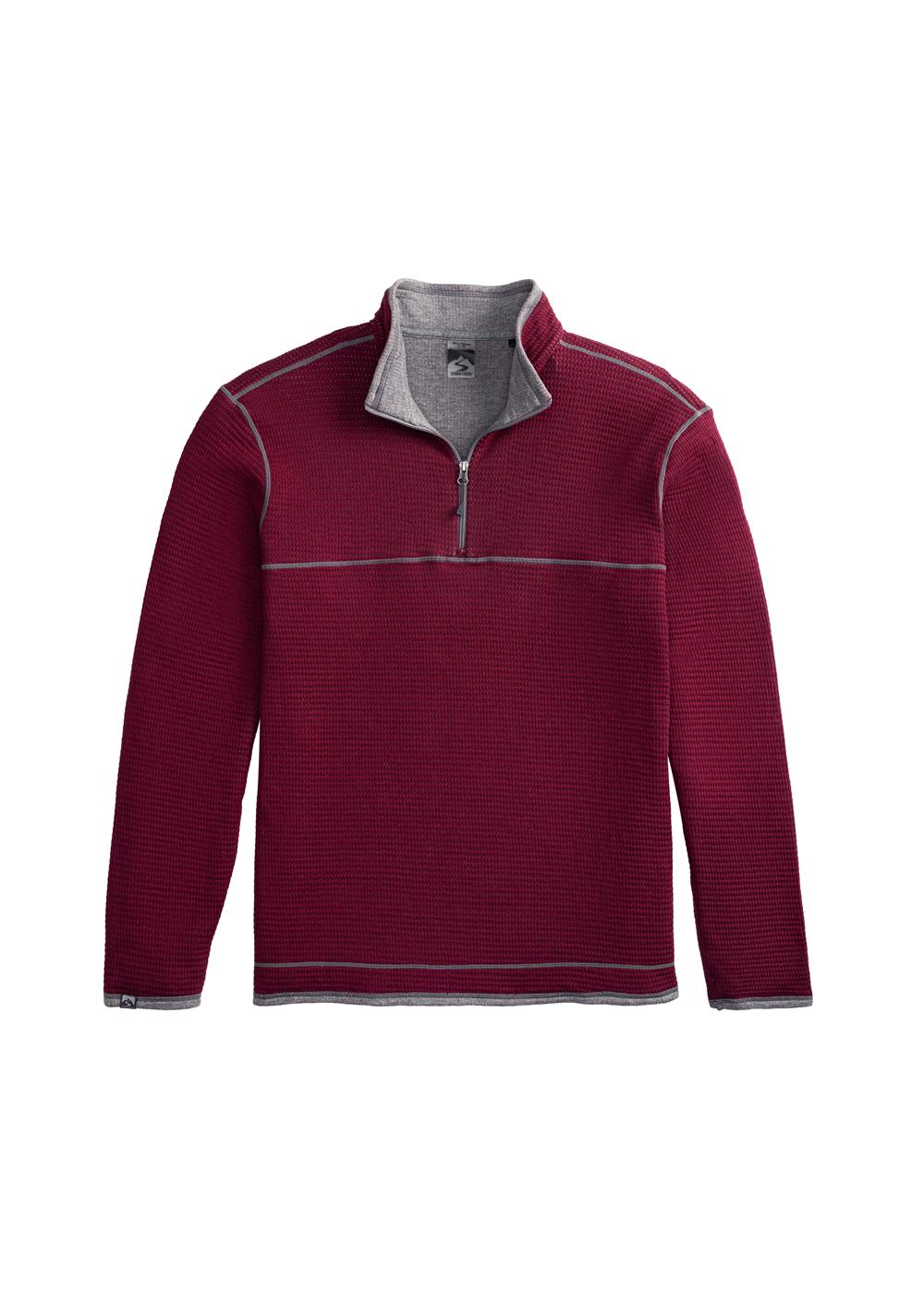 Storm Creek Men's Maverick Waffle Knit Quarter Zip 16