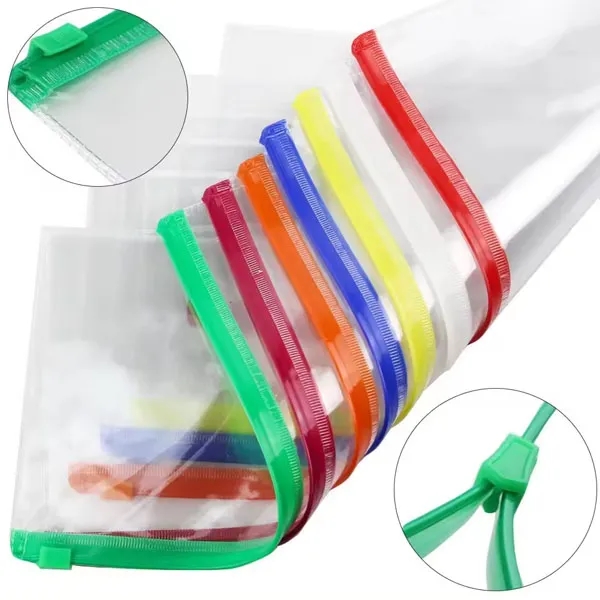 Clear PVC Pencil Case with Zipper 3