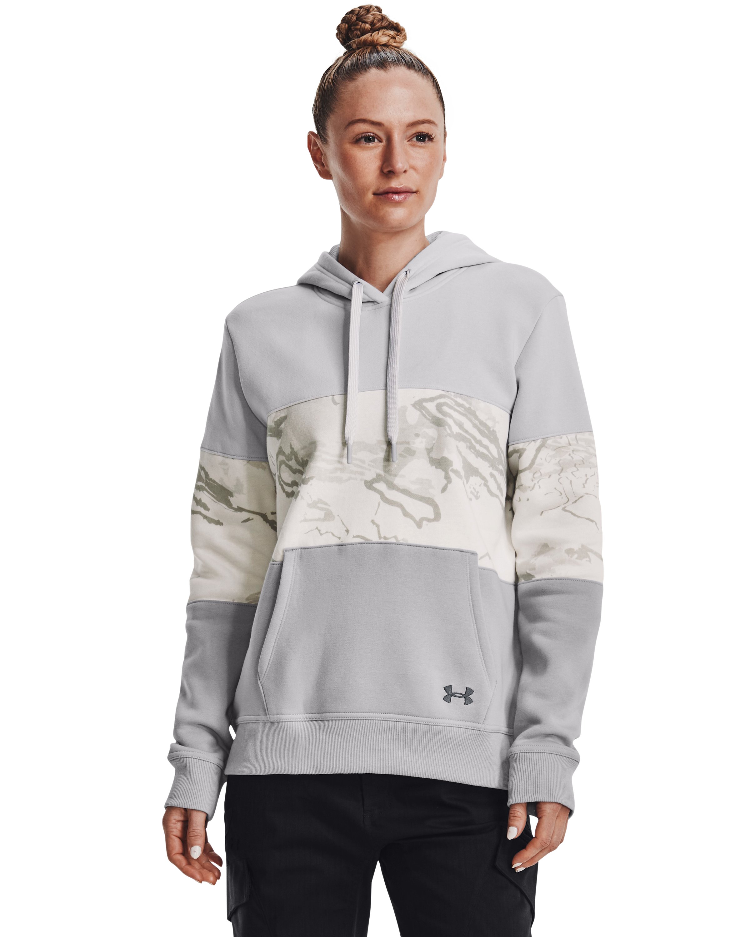 Women's UA Rival Fleece Blocked Hoodie  7
