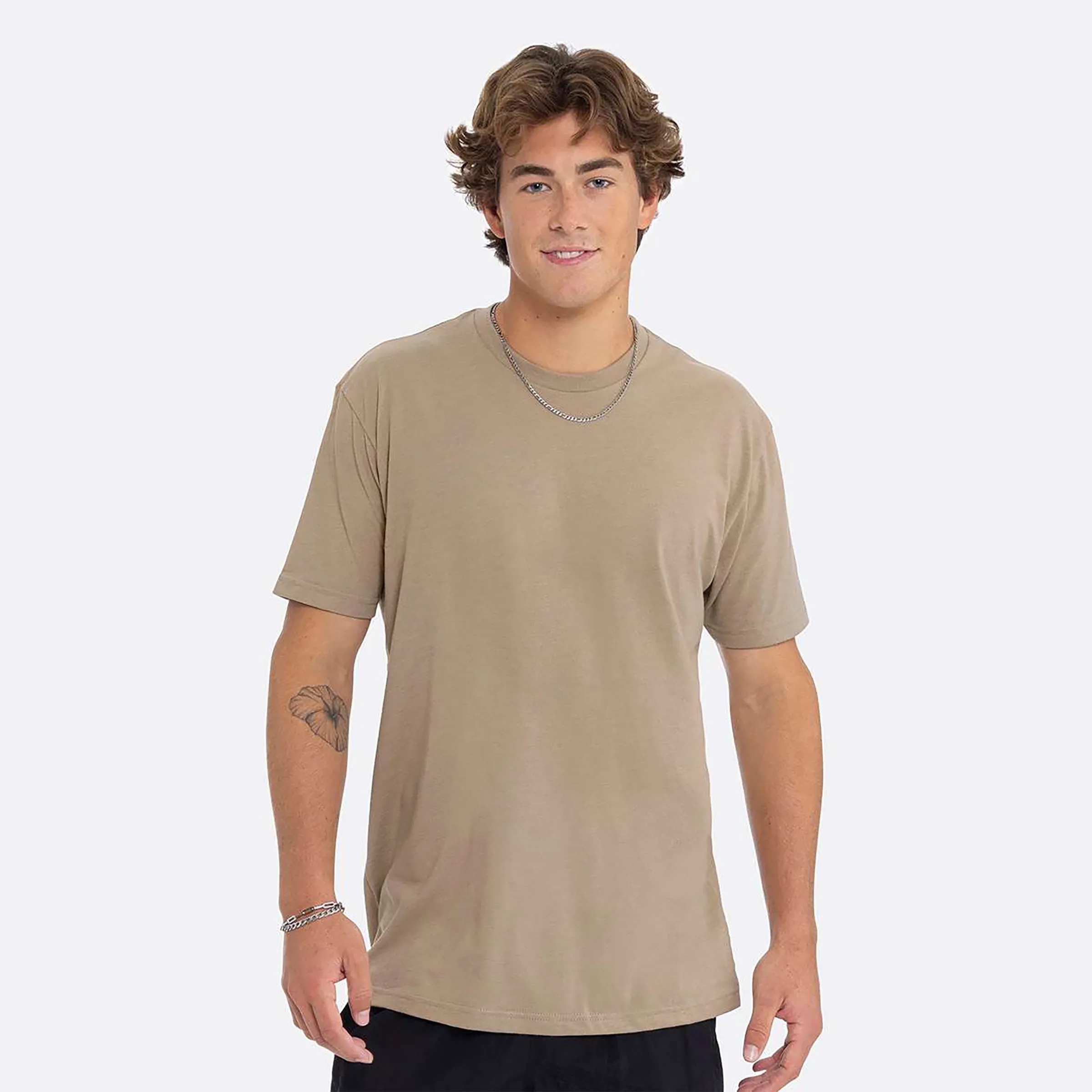 Next Level Men's Cotton Crew 28