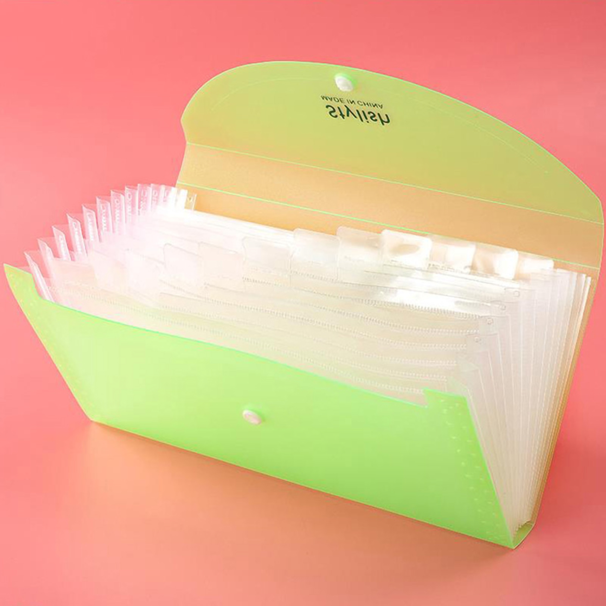 Multi-Layer Frosted Document Organizer Folder 5
