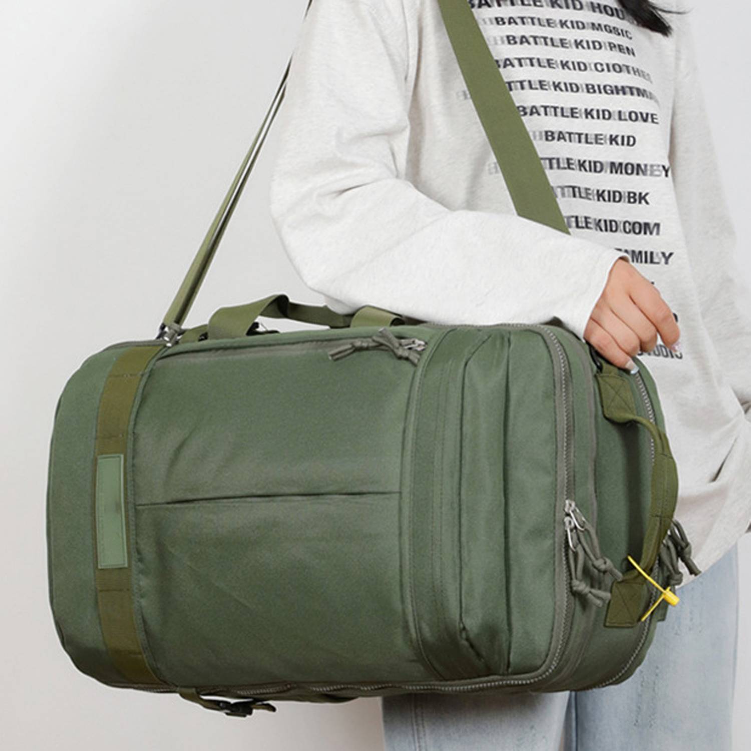 Expandable Large Polyester Hiking Travel Backpack 13