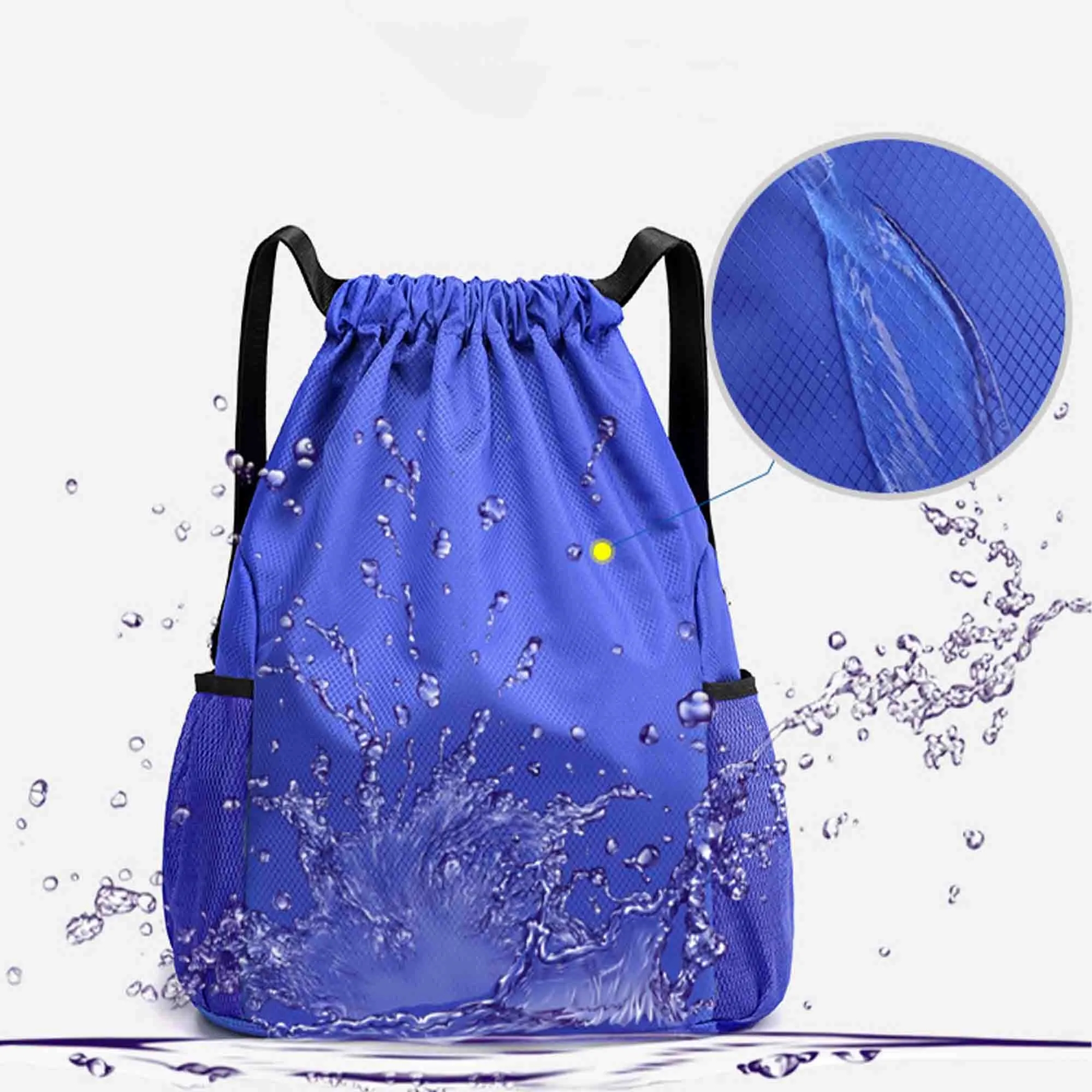 Pocketed Drawstring Backpack 7