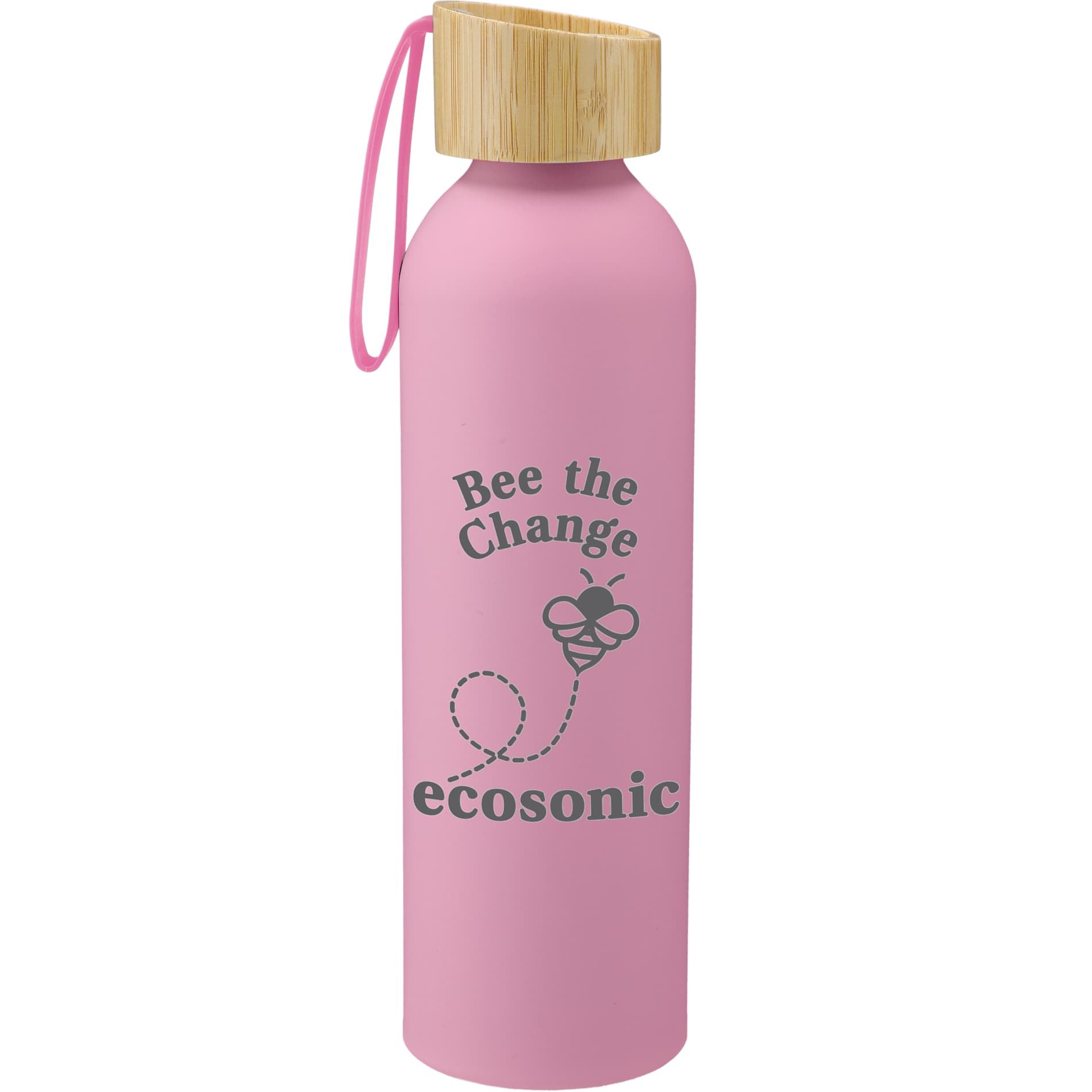 Ryze Aluminum Bottle 22 oz w/ FSC® 100% Bamboo Lid 67