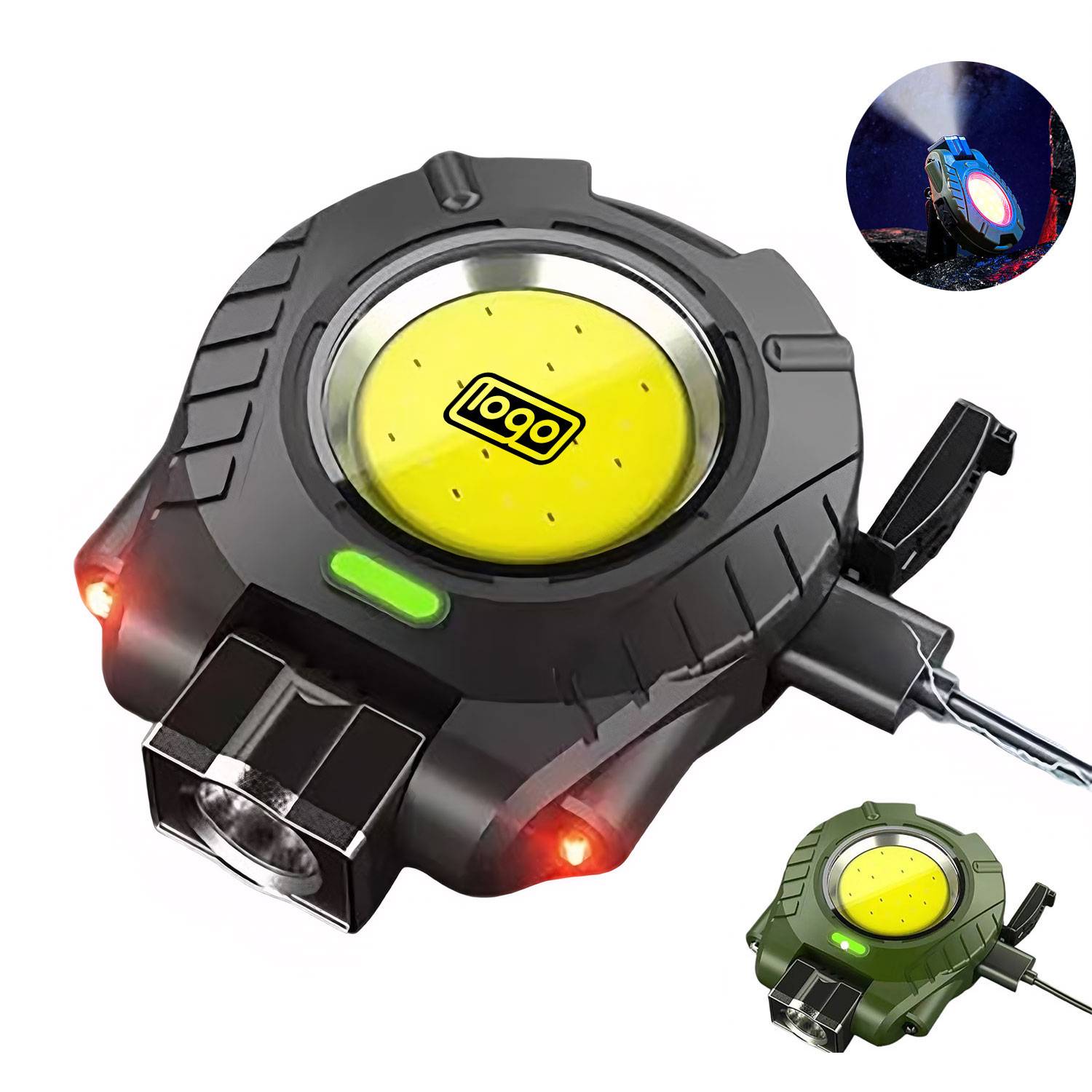 Magnetic Motion Sensor Headlamp with Clip & Bottle Opener 2