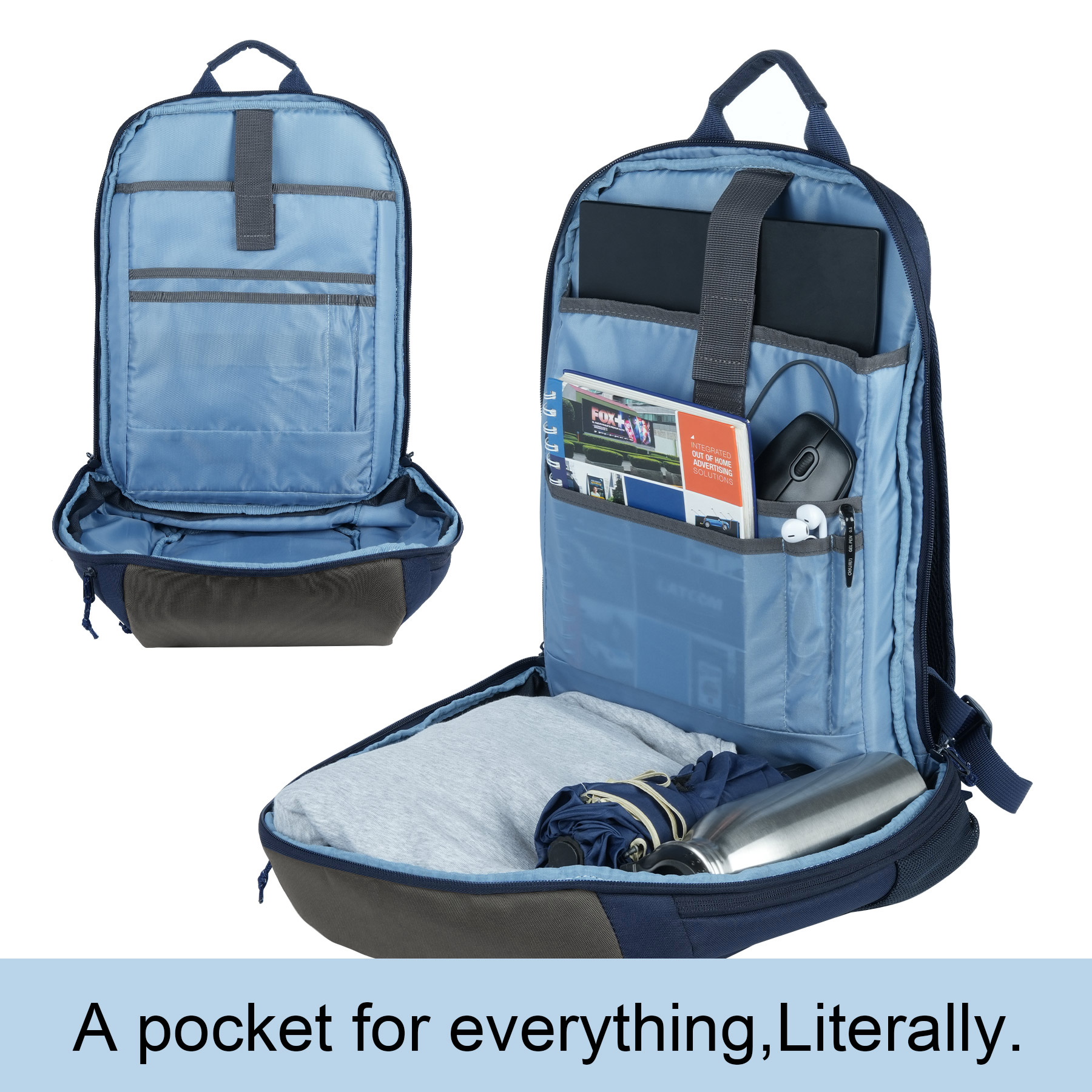 Expandable 21L Carry On Travel Backpack 5