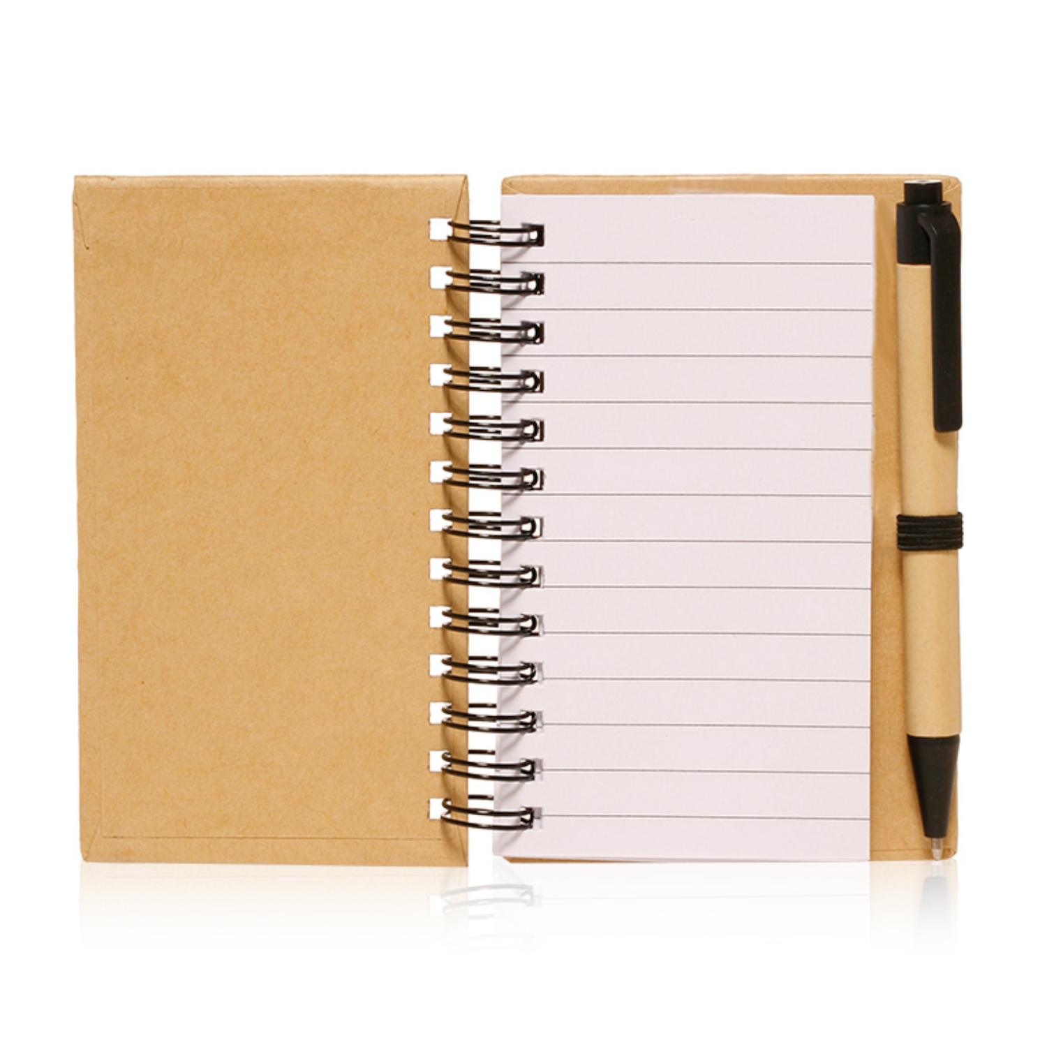 Recycled Spiral Notebook with Pen 2