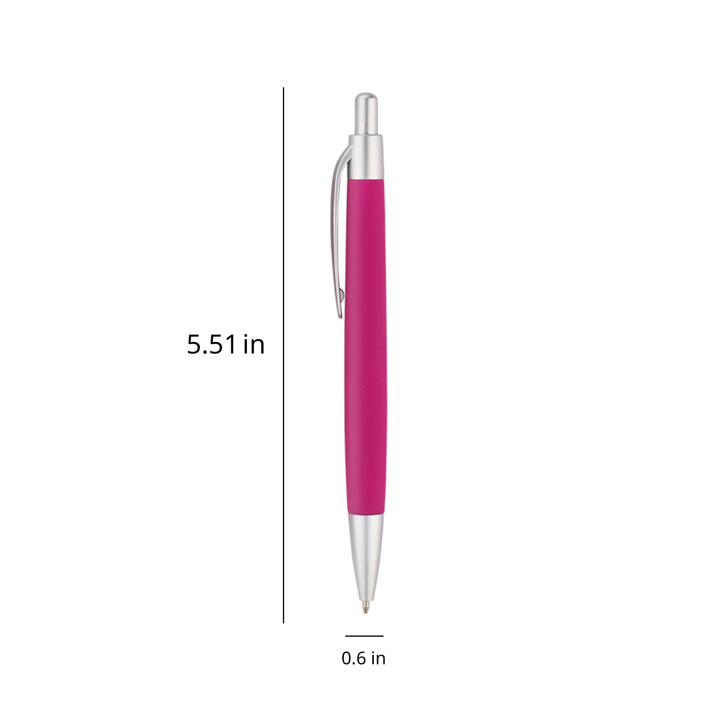 Slim Grip Plastic Click Pen 2