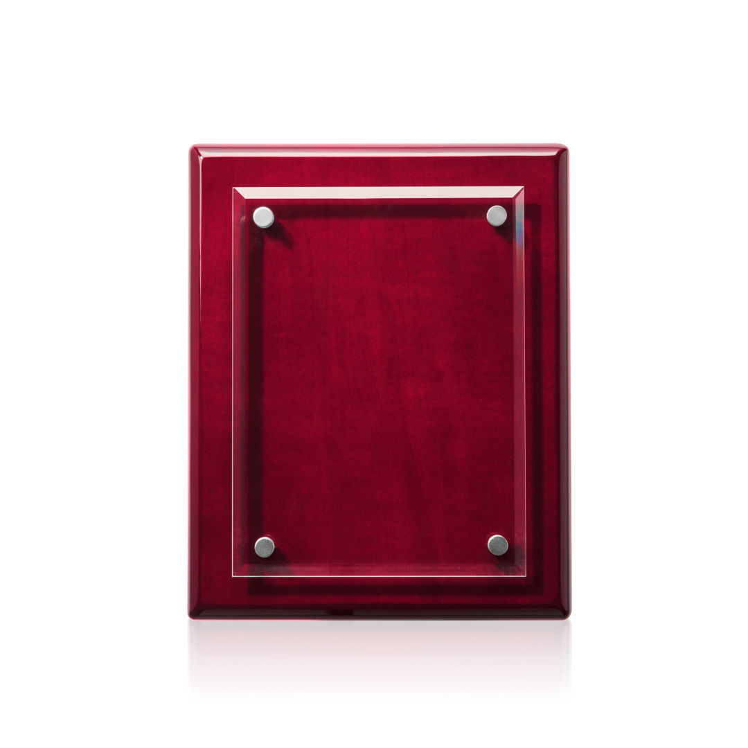 Caledon Plaque - Rosewood/Silver 13
