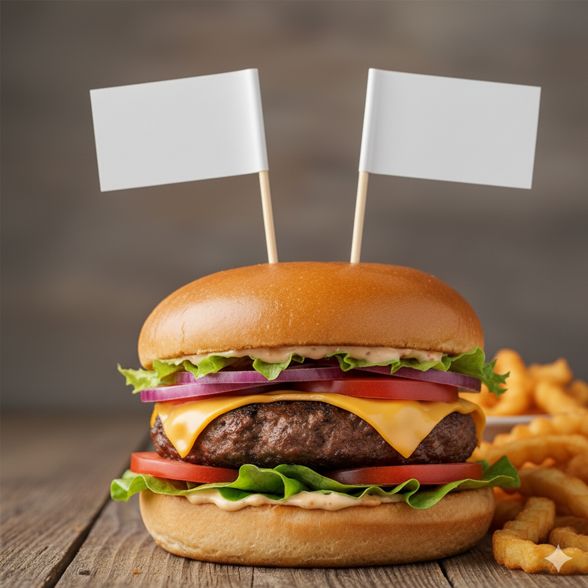 2.5" Custom Printed Cake Flags 3