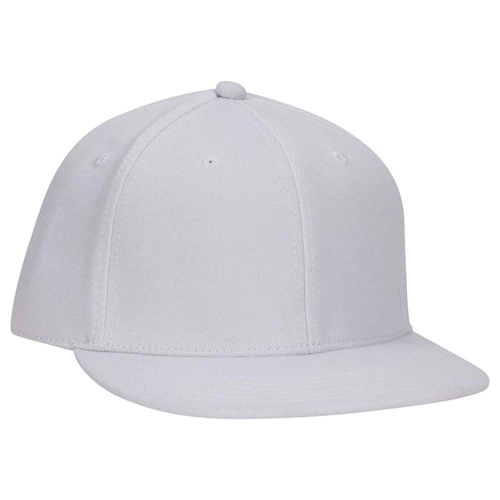 OTTO CAP® OTTO FLEX® Fitted 6 Panel Mid Profile Flat Visor Baseball Cap 3