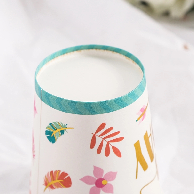 9 oz  Disposable Party Picnic Beverage Paper Cup 4