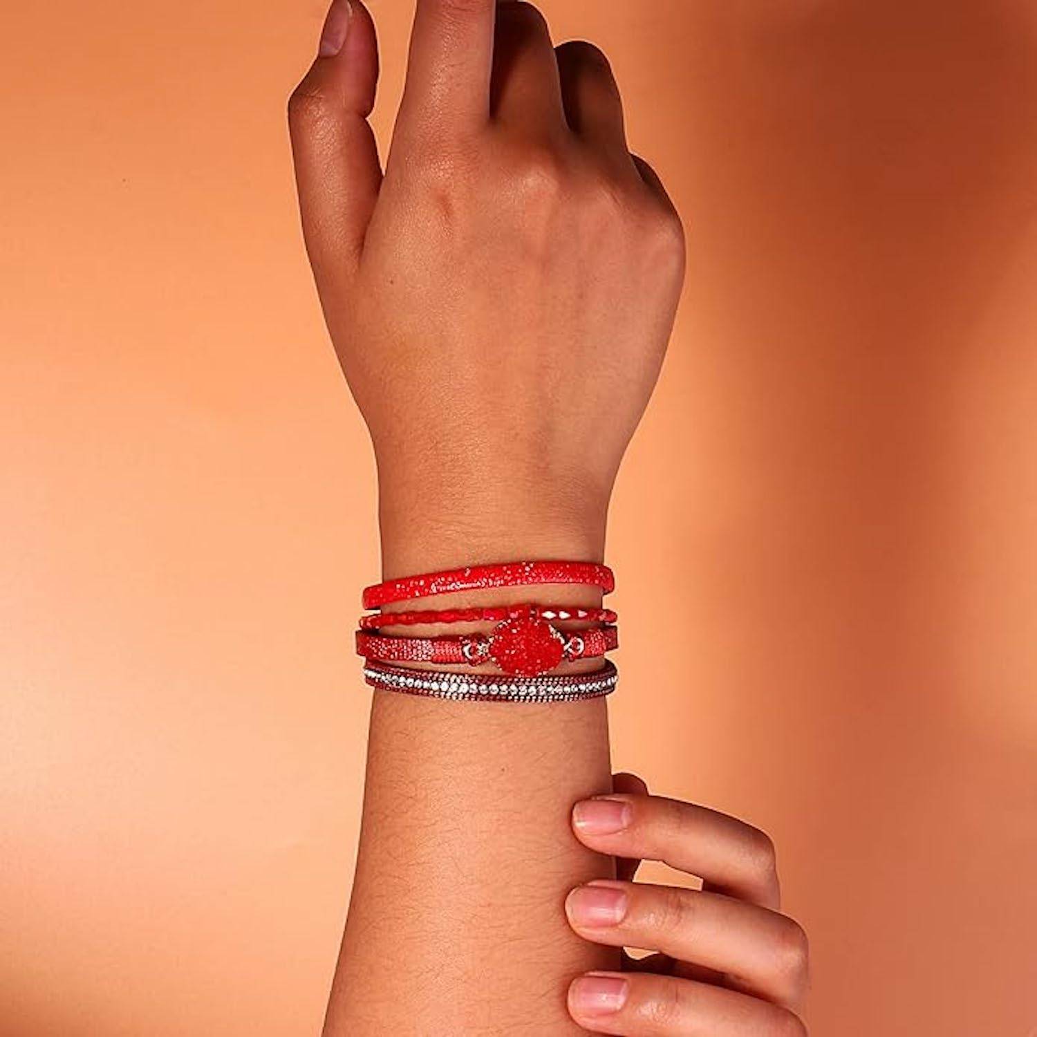 Bohemian Leather Crystal Bracelets 6