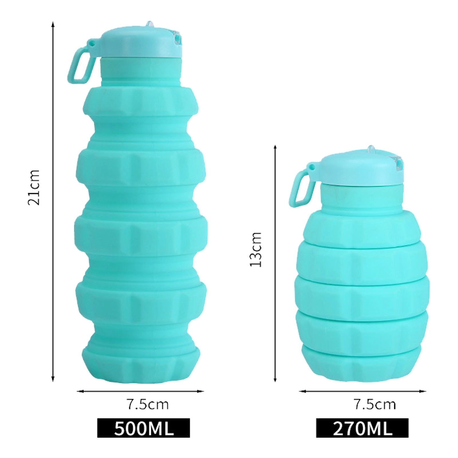 Creative Grenade-Shaped Silicone Water Bottle 11