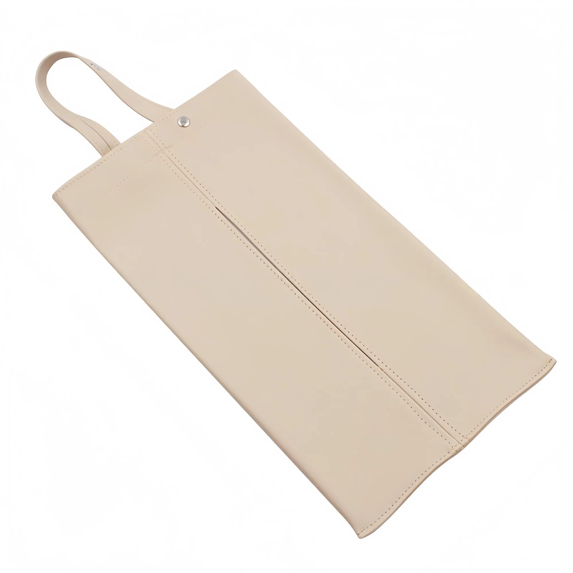Hanging PU Leather Car Tissue Holder Box 5