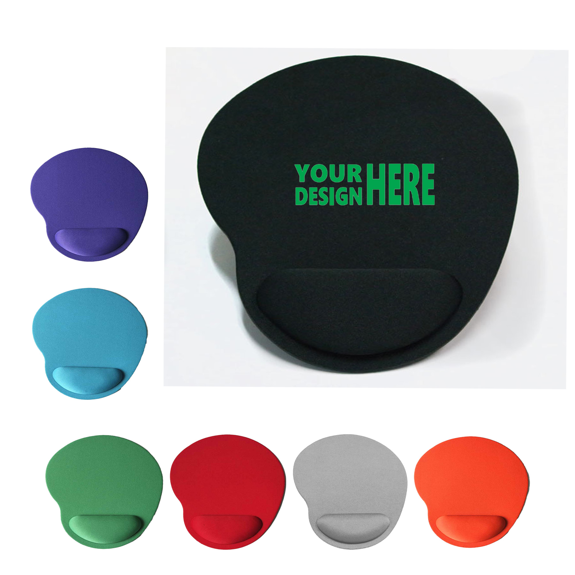 Anti-slip Wrist Rest Mouse Mat With Comfort Wrist Cushion 7
