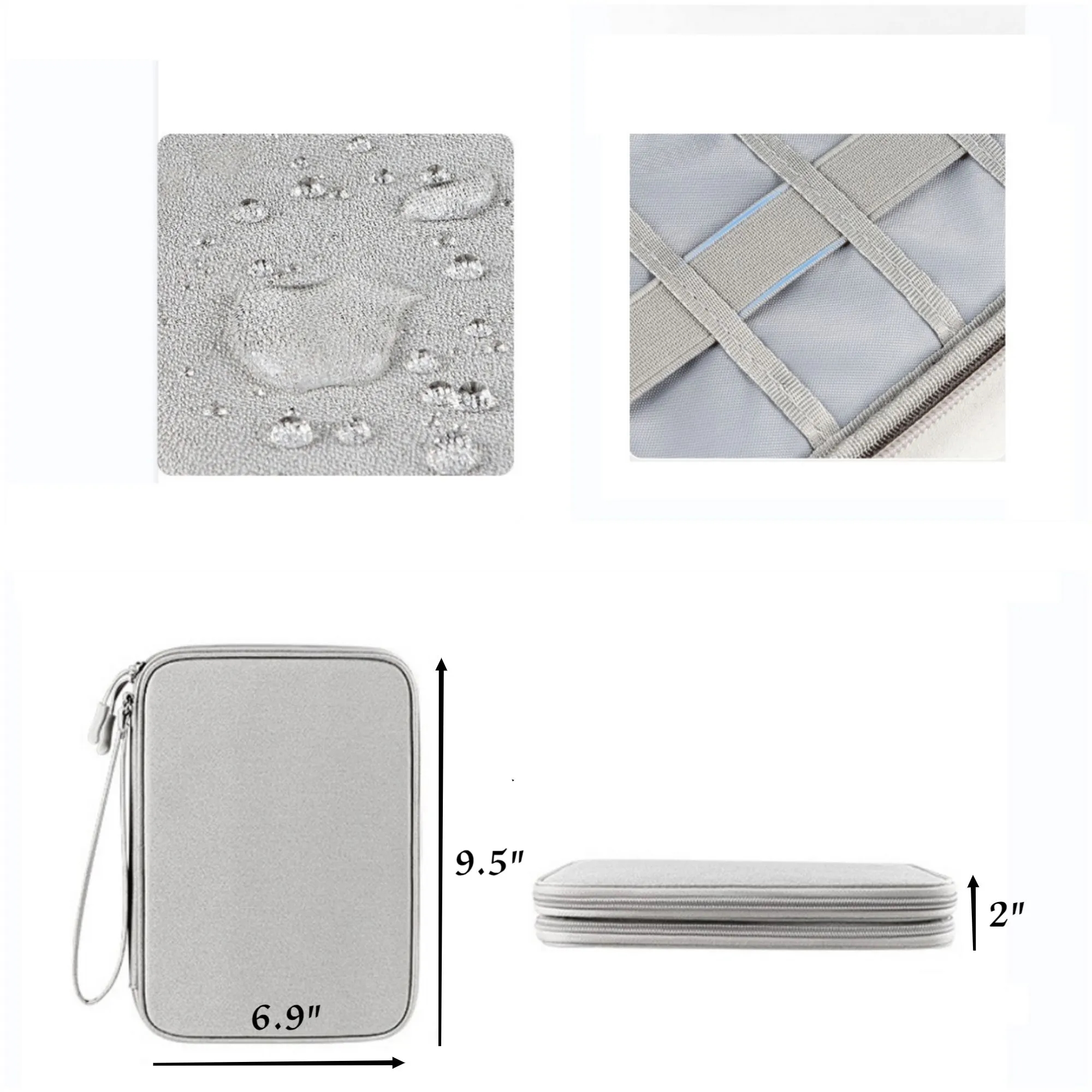 Travel Cable Organizer Bag & Water Resistant Pouch 1