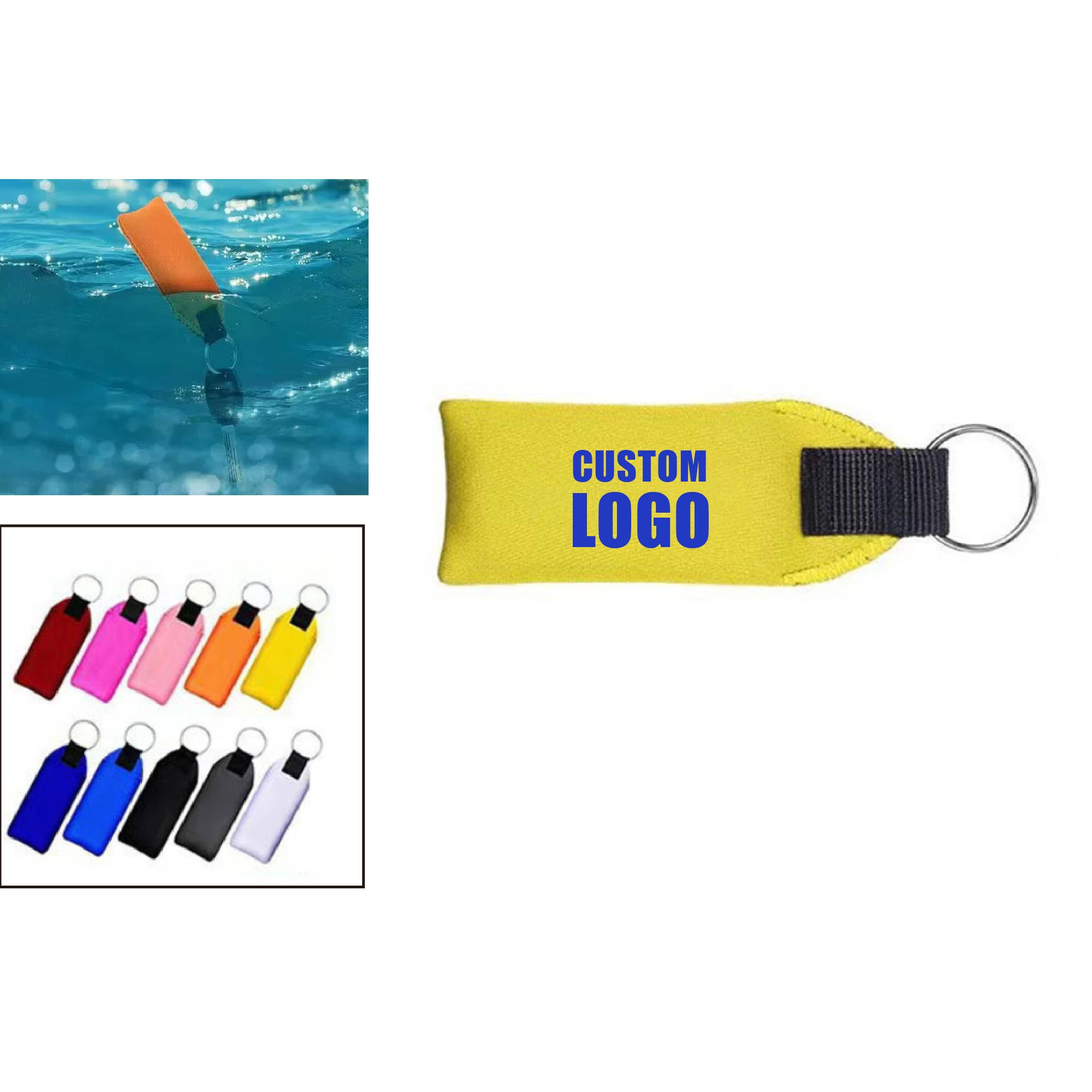 MOQ 10 pcs Waterproof Keychain 2