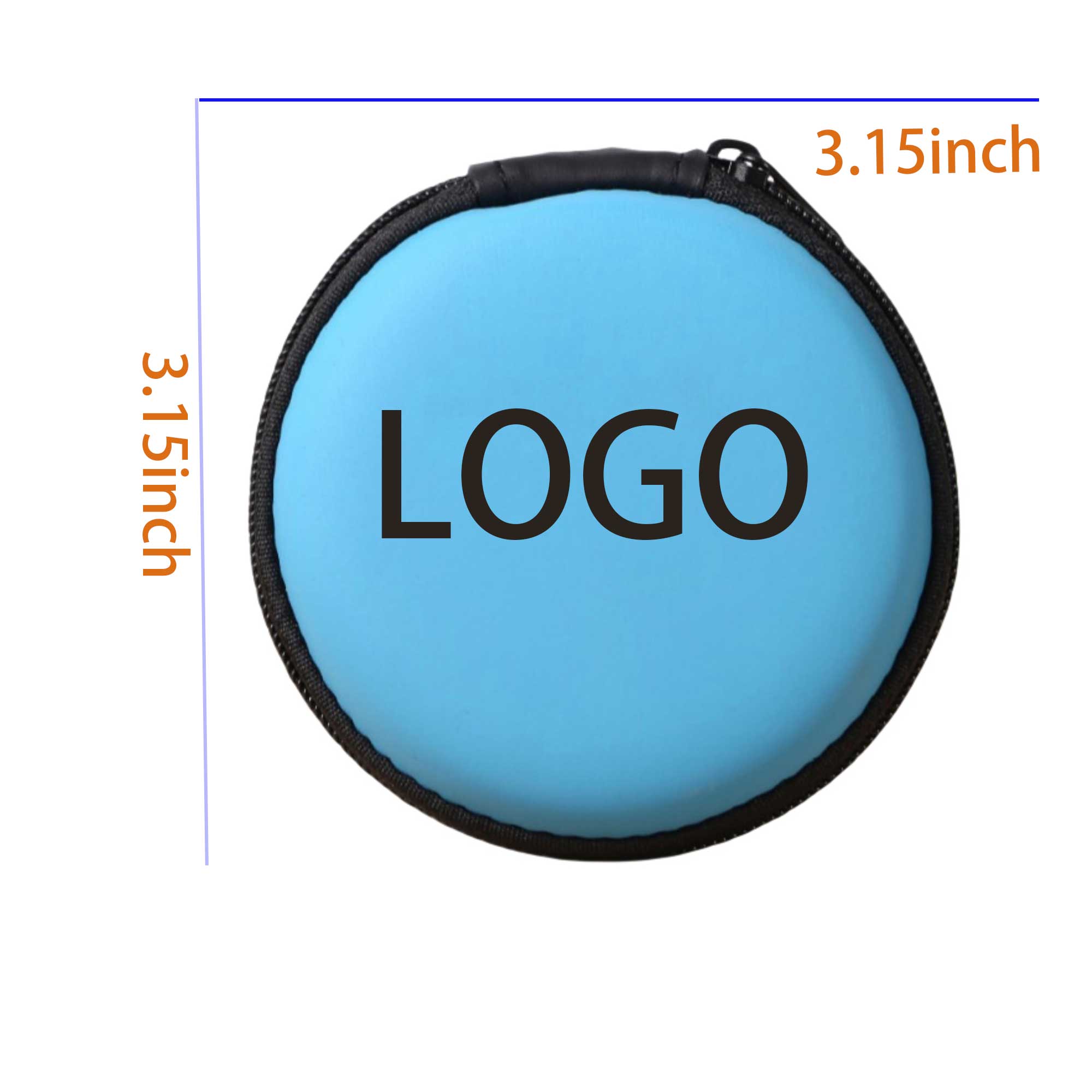 Round Earphone Round Storage Case 2