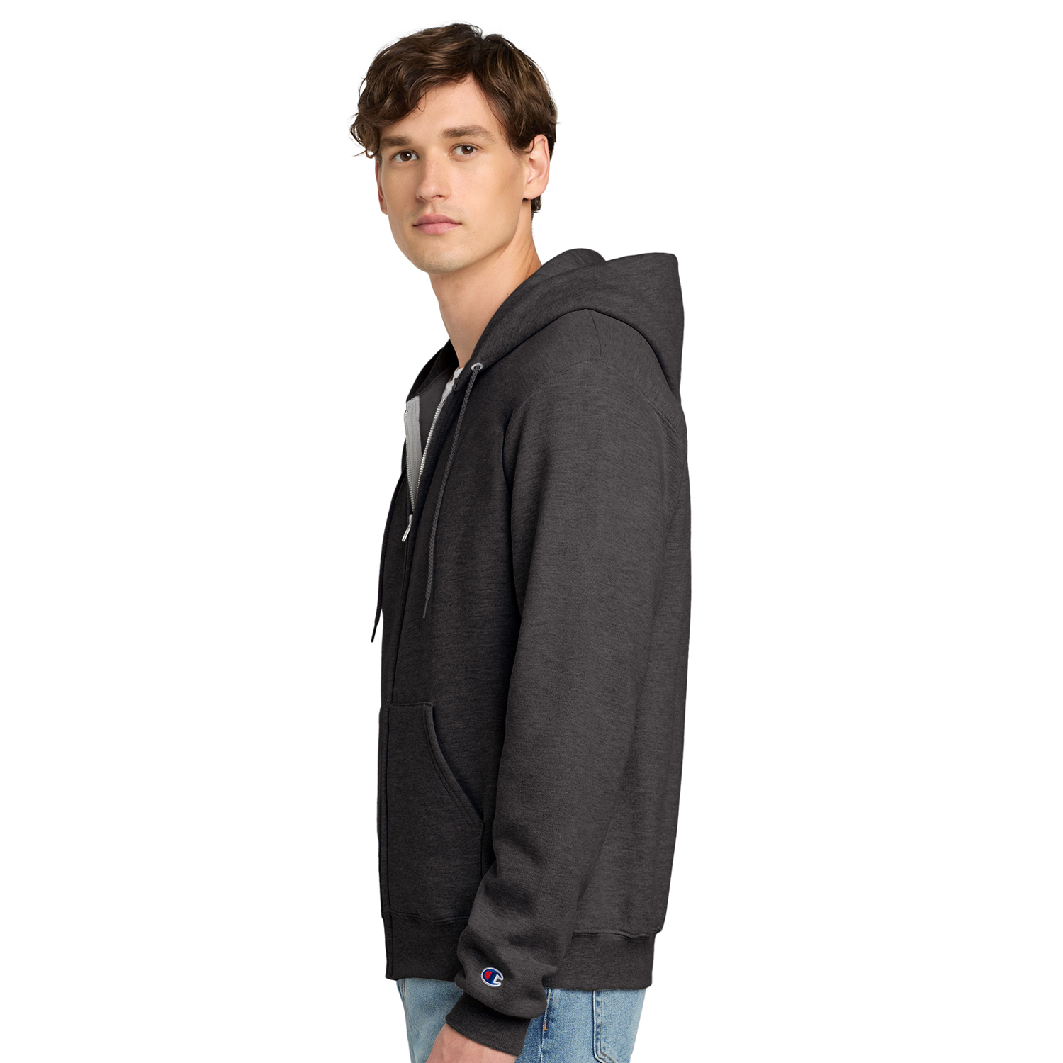 Champion® Powerblend® Full-Zip Hoodie 1