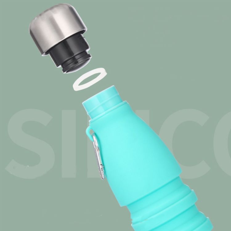 18oz Collapsible Retractable Sports Water Bottle 2