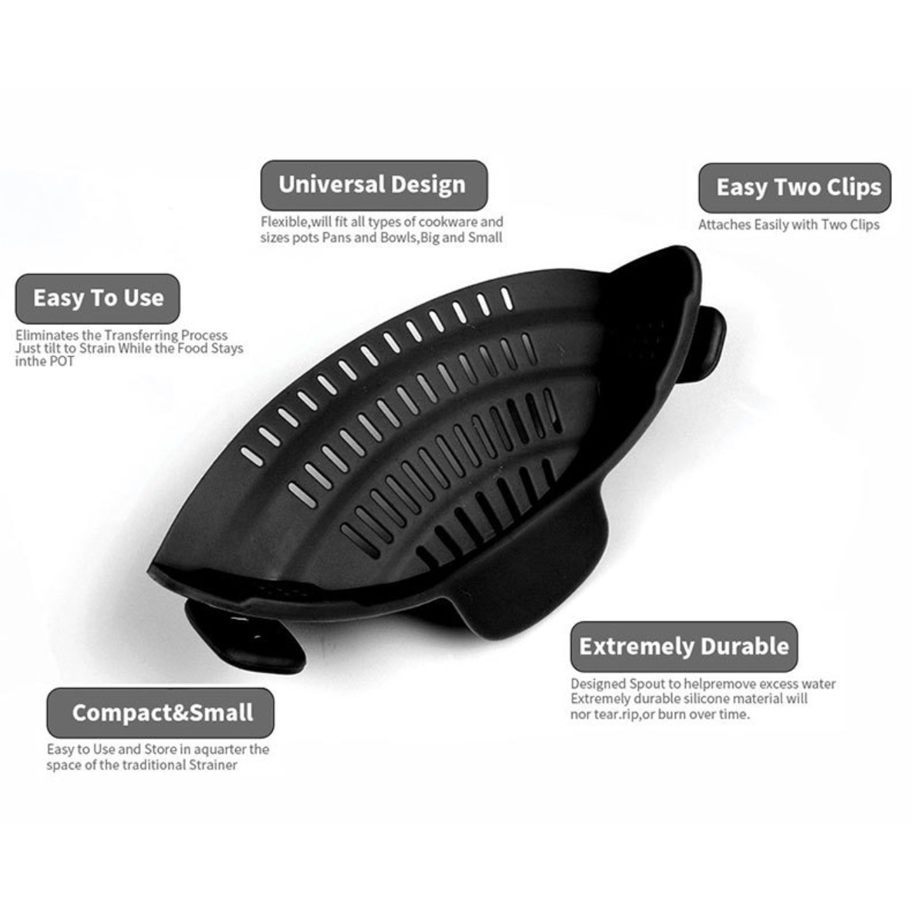 Silicone Filter Anti Spill Drainer 2