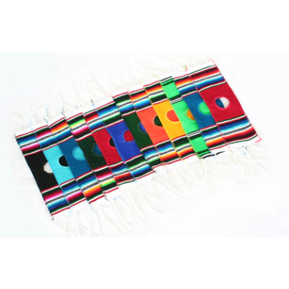 Beer Bottle Serape Ponchos, custom koozie with logo imprint 5