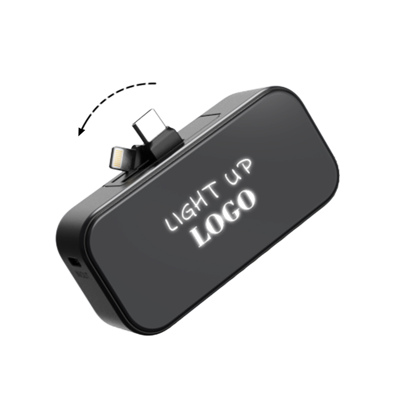 4,500 mAh Light Up Logo Power Bank 2