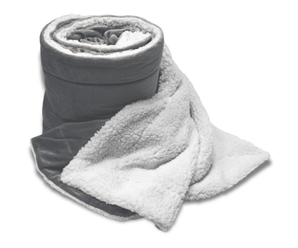 Oversized Micro Mink Sherpa Blanket - Embroidered 3