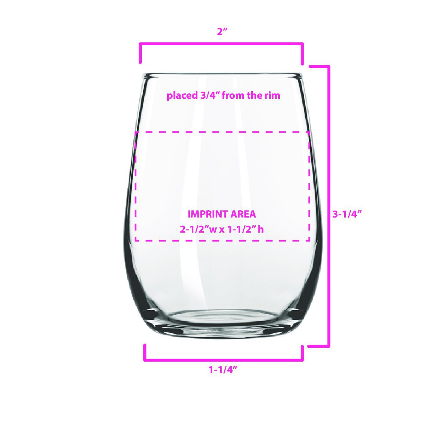 6.25 oz Libbey Stemless Taster 4